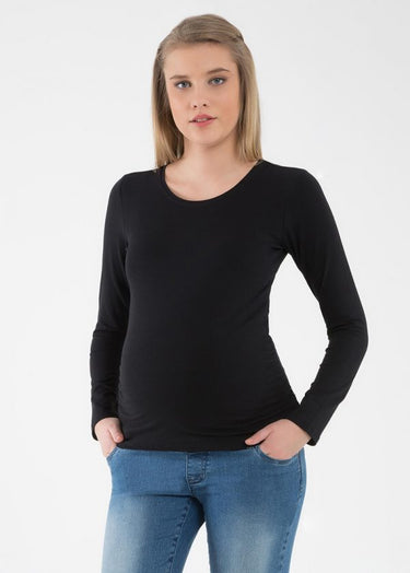 Petra Long Sleeve Maternity Top (Final Sale) Maternity Top from Gebe maternity store australia